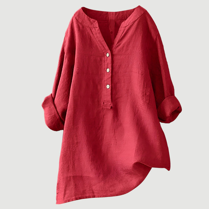 Camila - Effortless Linen Blouse