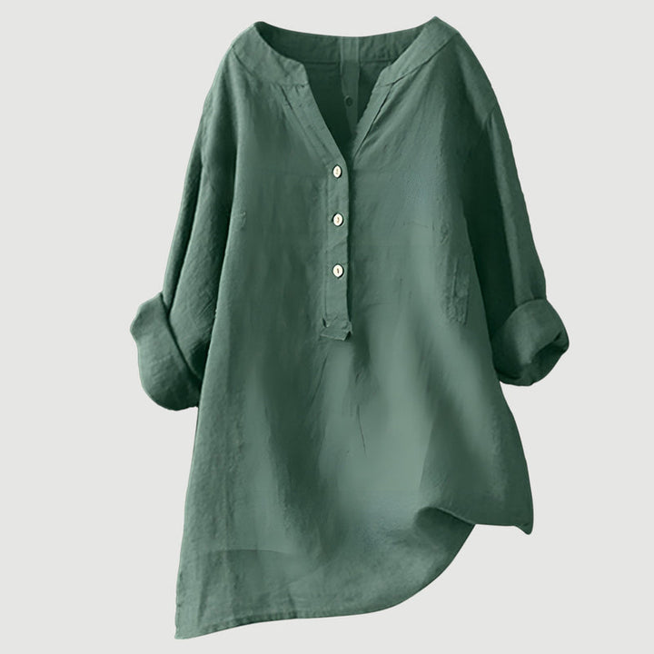 Camila - Effortless Linen Blouse