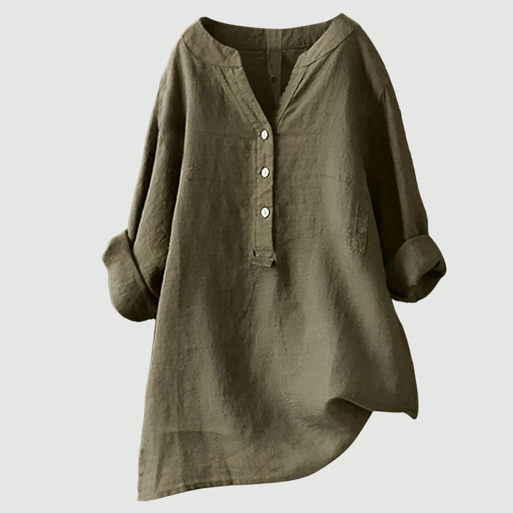 Camila - Effortless Linen Blouse