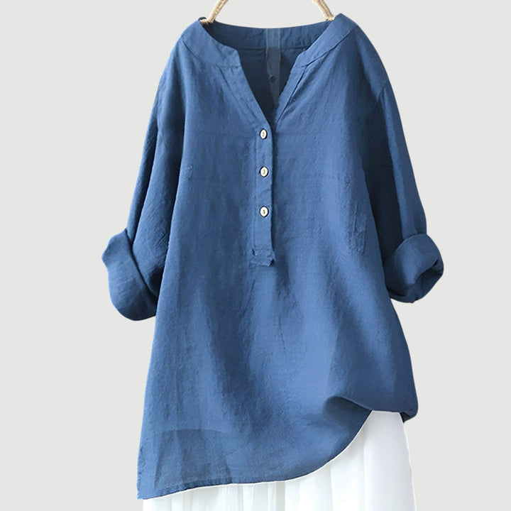 Camila - Effortless Linen Blouse