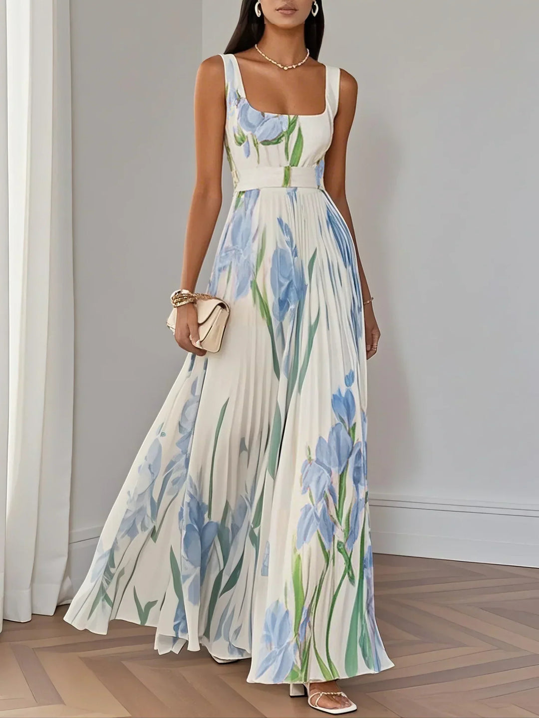 Fatima - Effortless Pleated Dress