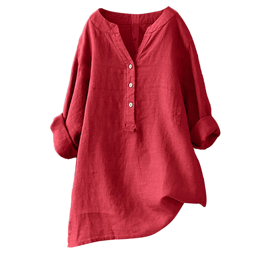 Luna - Relaxed Cotton Blouse