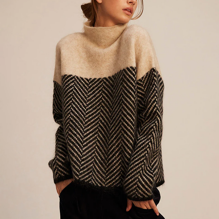 Bridget - Cozy Chevron Sweater