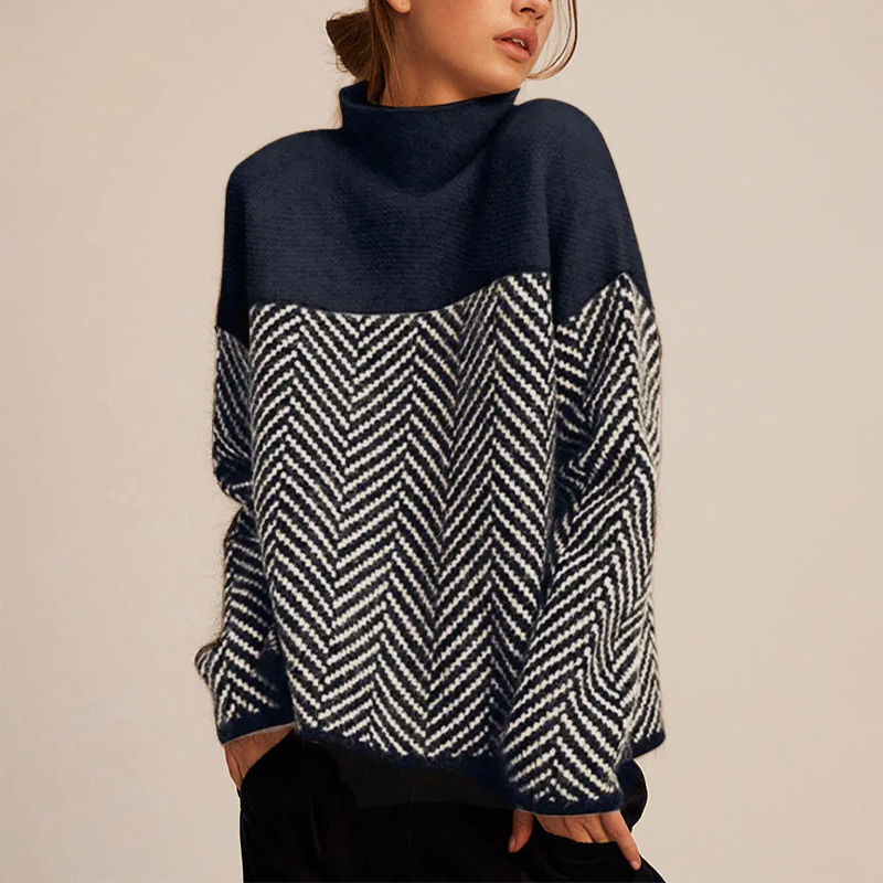 Bridget - Cozy Chevron Sweater