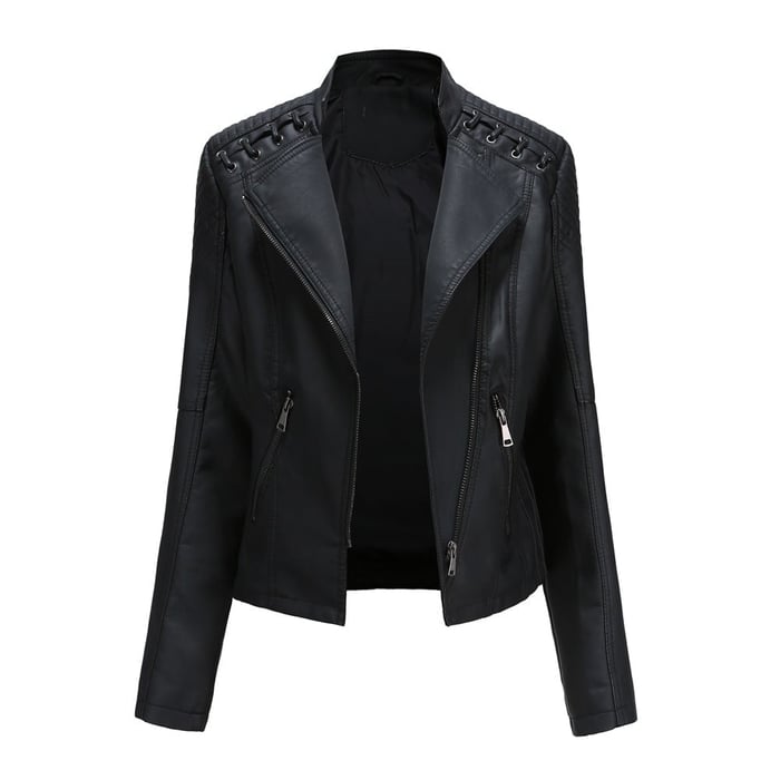 Raven - Edgy Satin Jacket