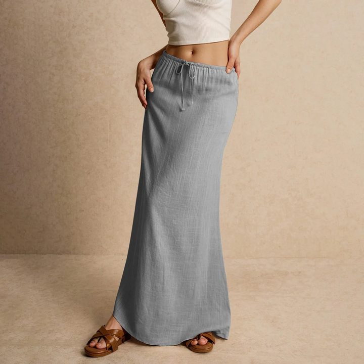 Daphne - Soft Textured Maxi Skirt
