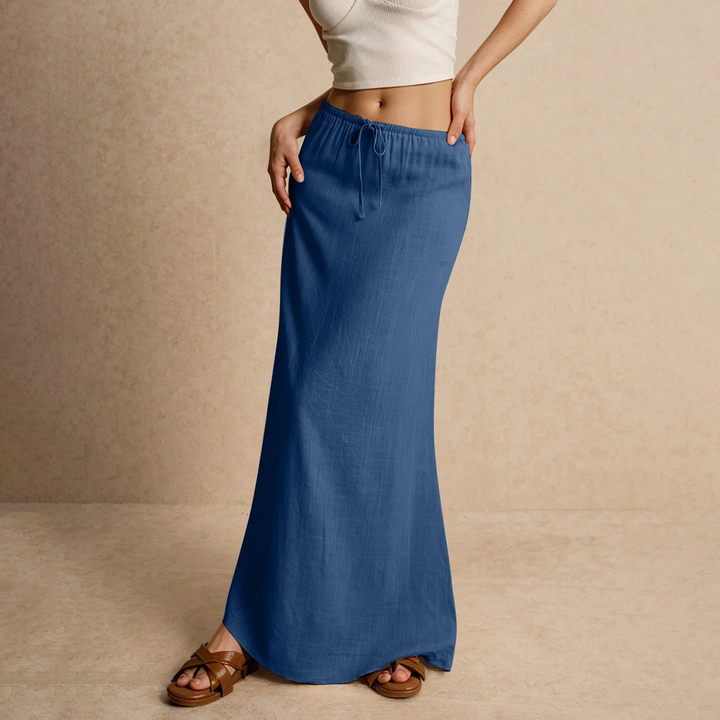 Daphne - Soft Textured Maxi Skirt