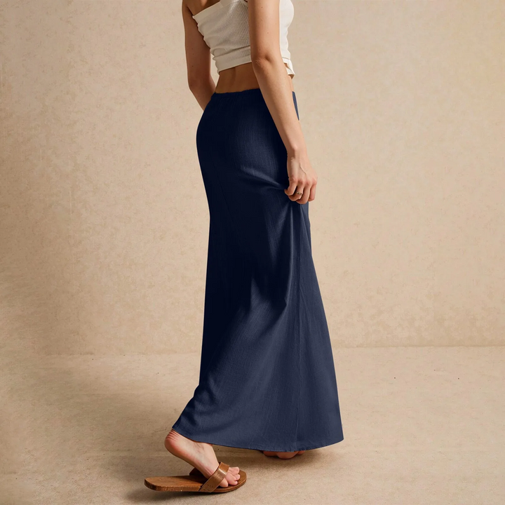 Daphne - Soft Textured Maxi Skirt