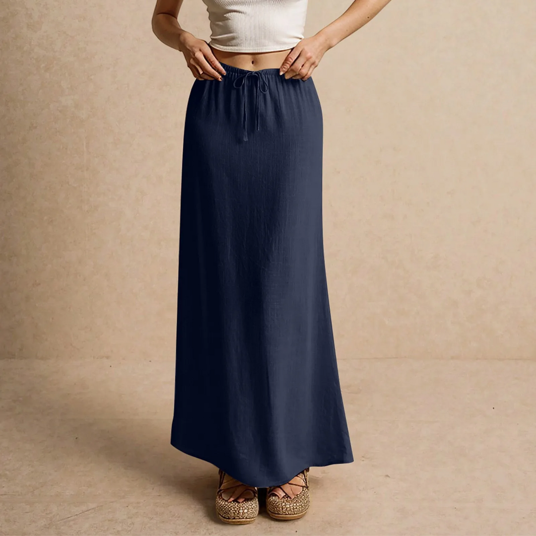 Daphne - Soft Textured Maxi Skirt