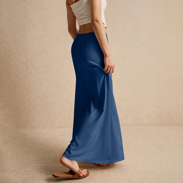 Daphne - Soft Textured Maxi Skirt
