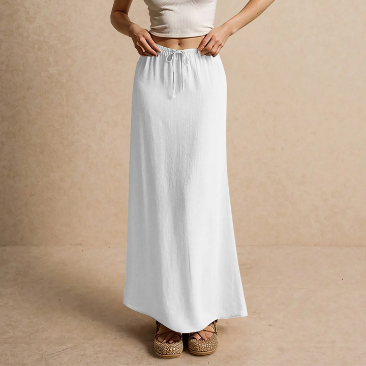 Daphne - Soft Textured Maxi Skirt