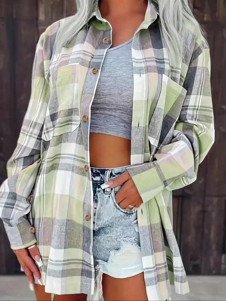 Rachel - Soft Checkered Shirt