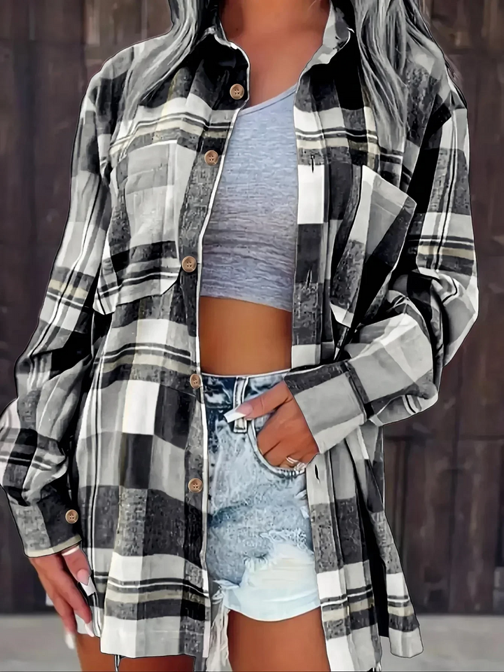 Rachel - Soft Checkered Shirt