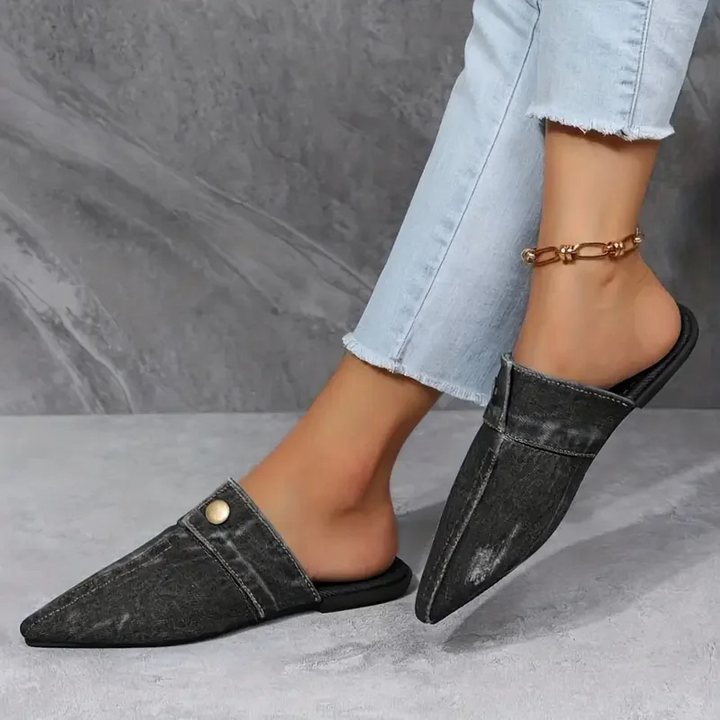 Xalina - Chic Denim Mules