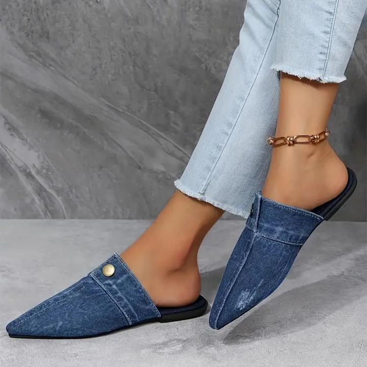 Xalina - Chic Denim Mules
