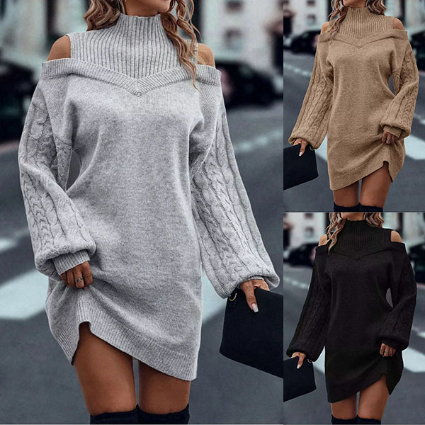 Claire - Cozy Knit Dress