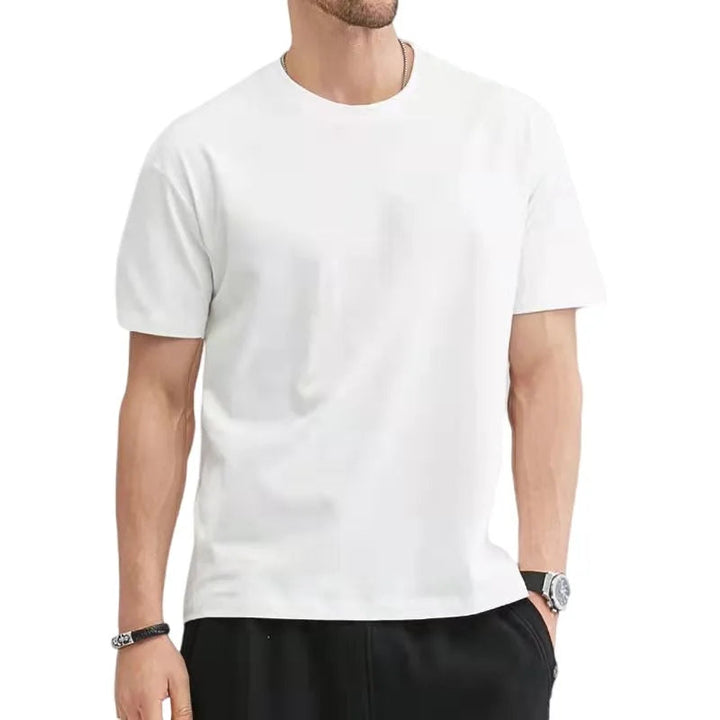 Everett - Smooth Cotton T-Shirt