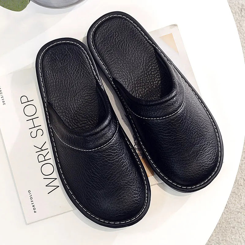 Giles  - Cozy Pebbled Slippers