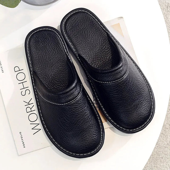 Giles  - Cozy Pebbled Slippers