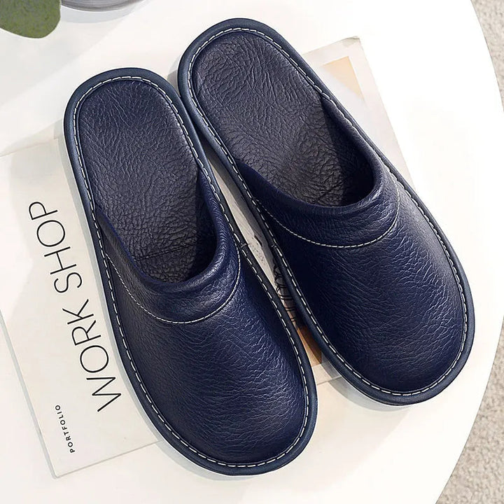 Giles  - Cozy Pebbled Slippers