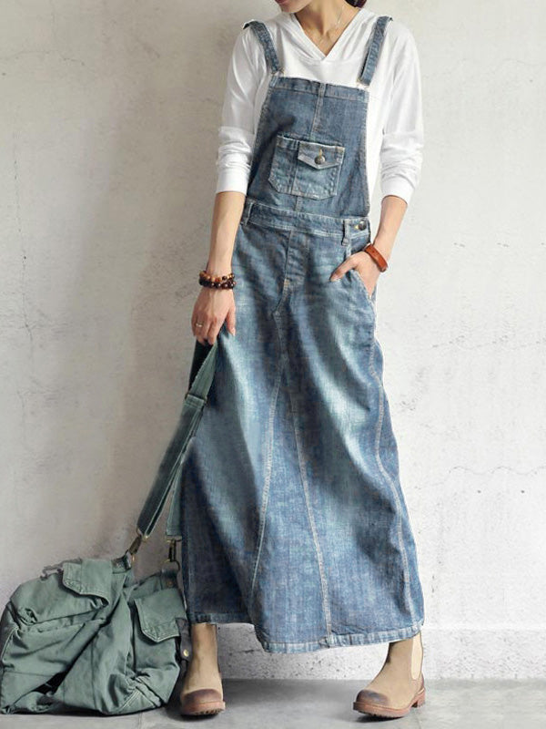 Raven - Relaxed Denim Jumpsuit