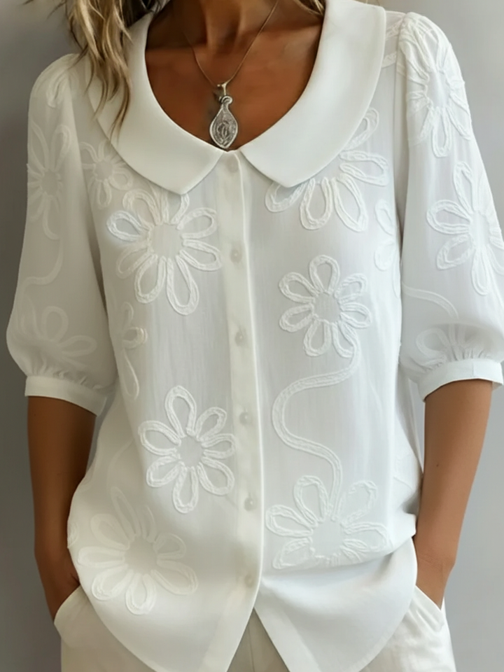 Jane - Soft Floral Blouse