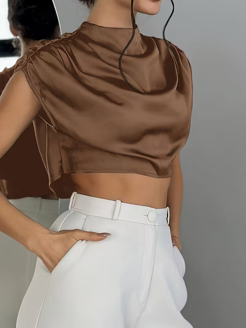 Pearl - Elegant Satin Blouse