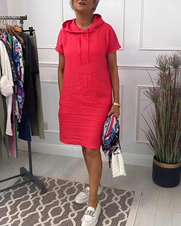 Quorra - Relaxed Hoodie Dress