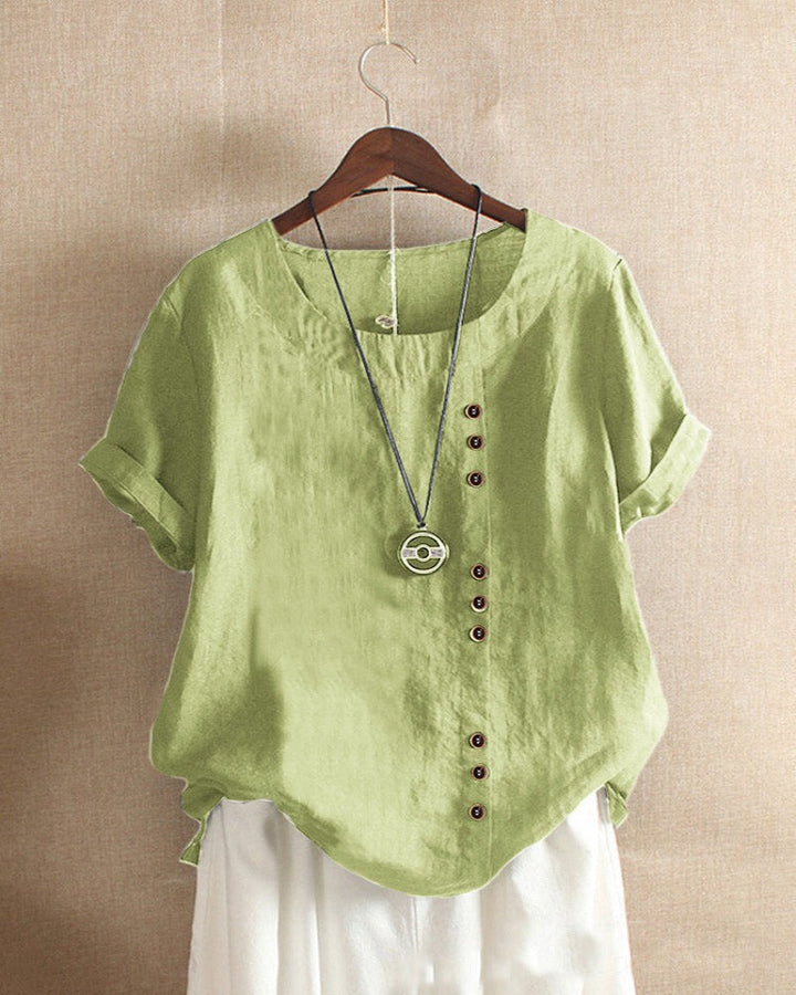 Faye - Airy Cotton Blouse