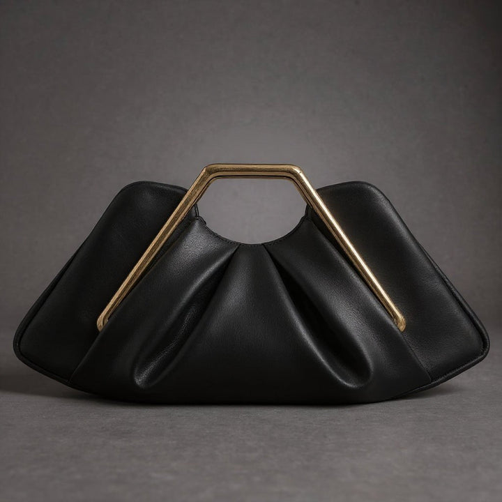 Greta - Elegant Ruched Clutch