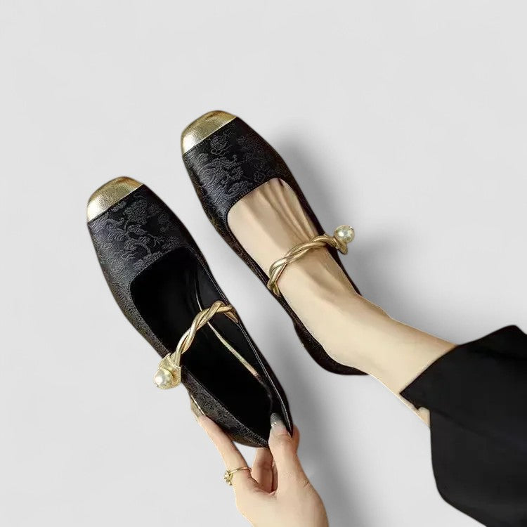 Olivia - Elegant Low-Heeled Flats