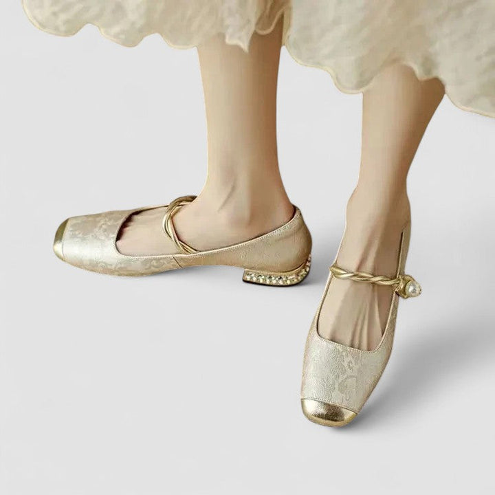 Olivia - Elegant Low-Heeled Flats
