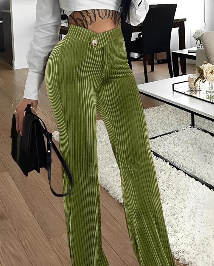 Xenaida - Plush Corduroy Pants