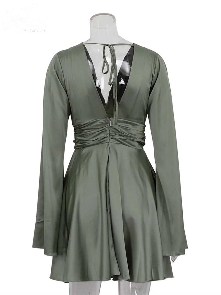 Thea - Glimmering Silk Dress