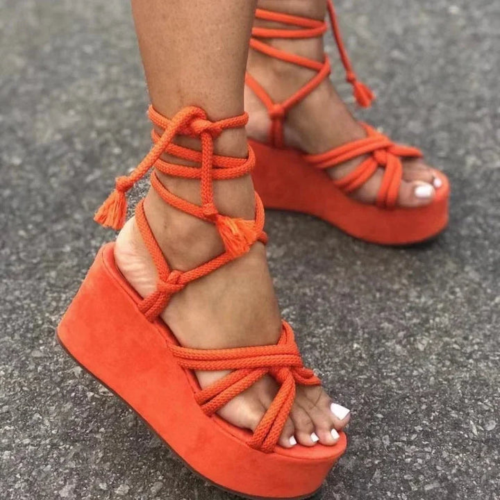 Kimberly - Chic Wedge Sandals