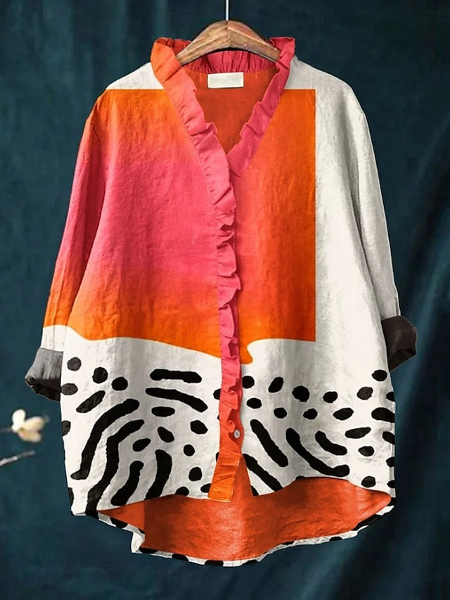 Bianca - Soft Ruffled Blouse