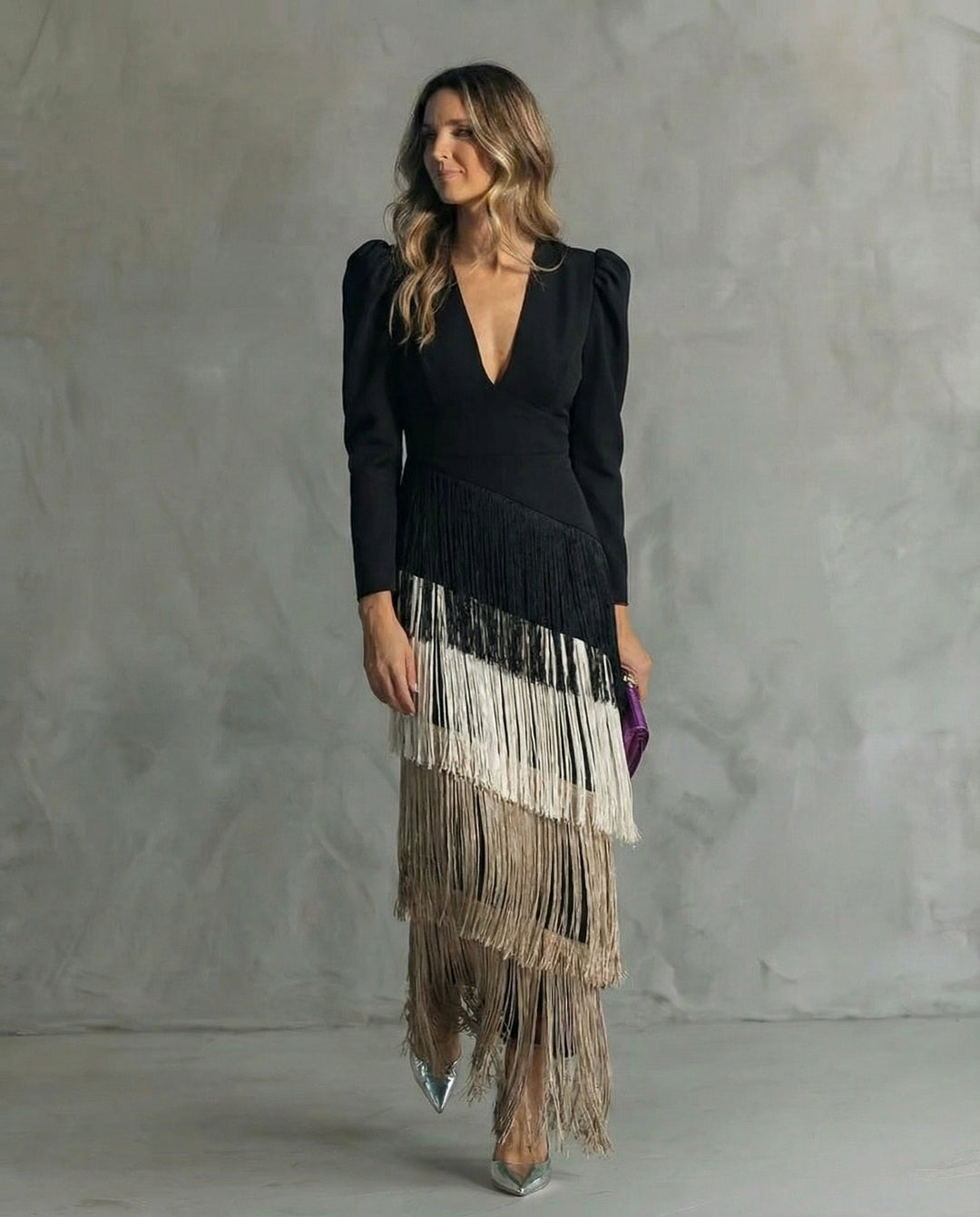 Isabella - Elegant Fringe Dress