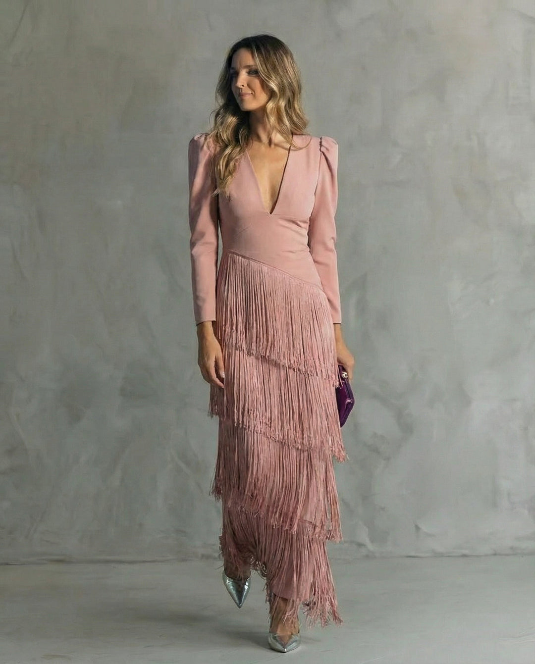 Isabella - Elegant Fringe Dress