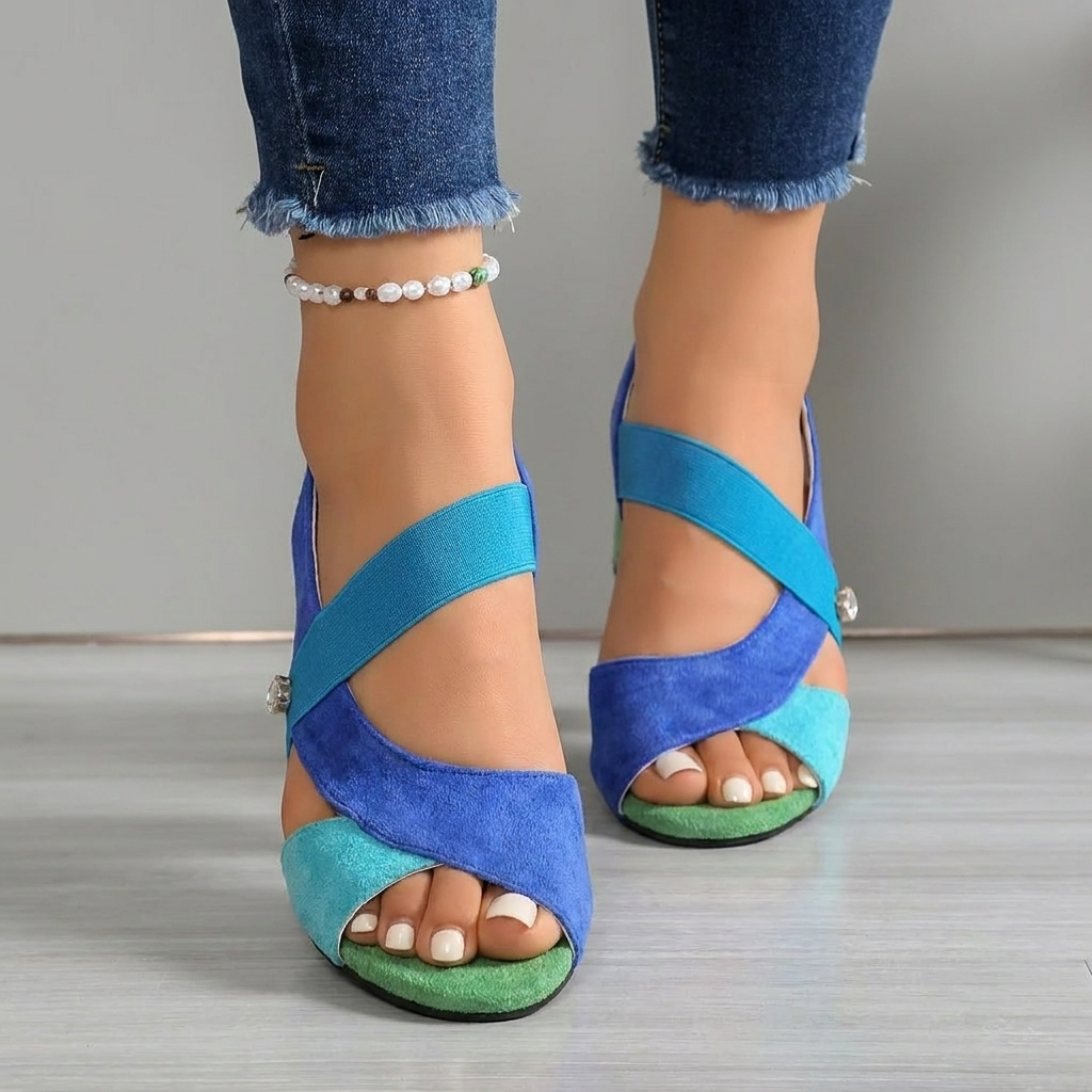 Hope - Vibrant Block Sandals