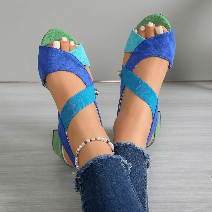 Hope - Vibrant Block Sandals