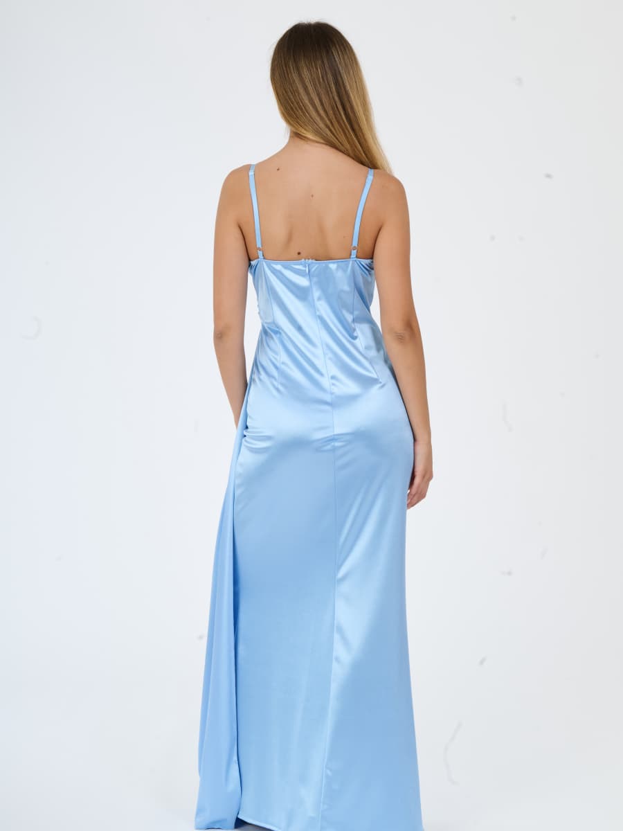 Caroline - Silky Satin Dress