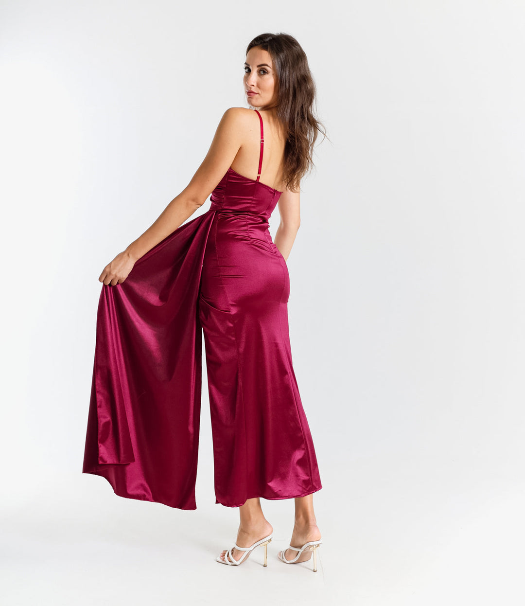 Caroline - Silky Satin Dress