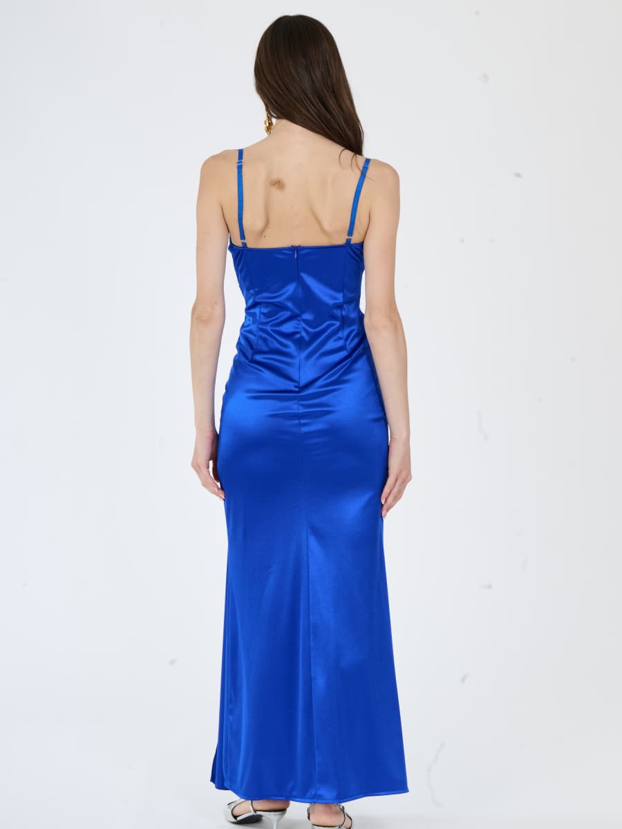 Caroline - Silky Satin Dress