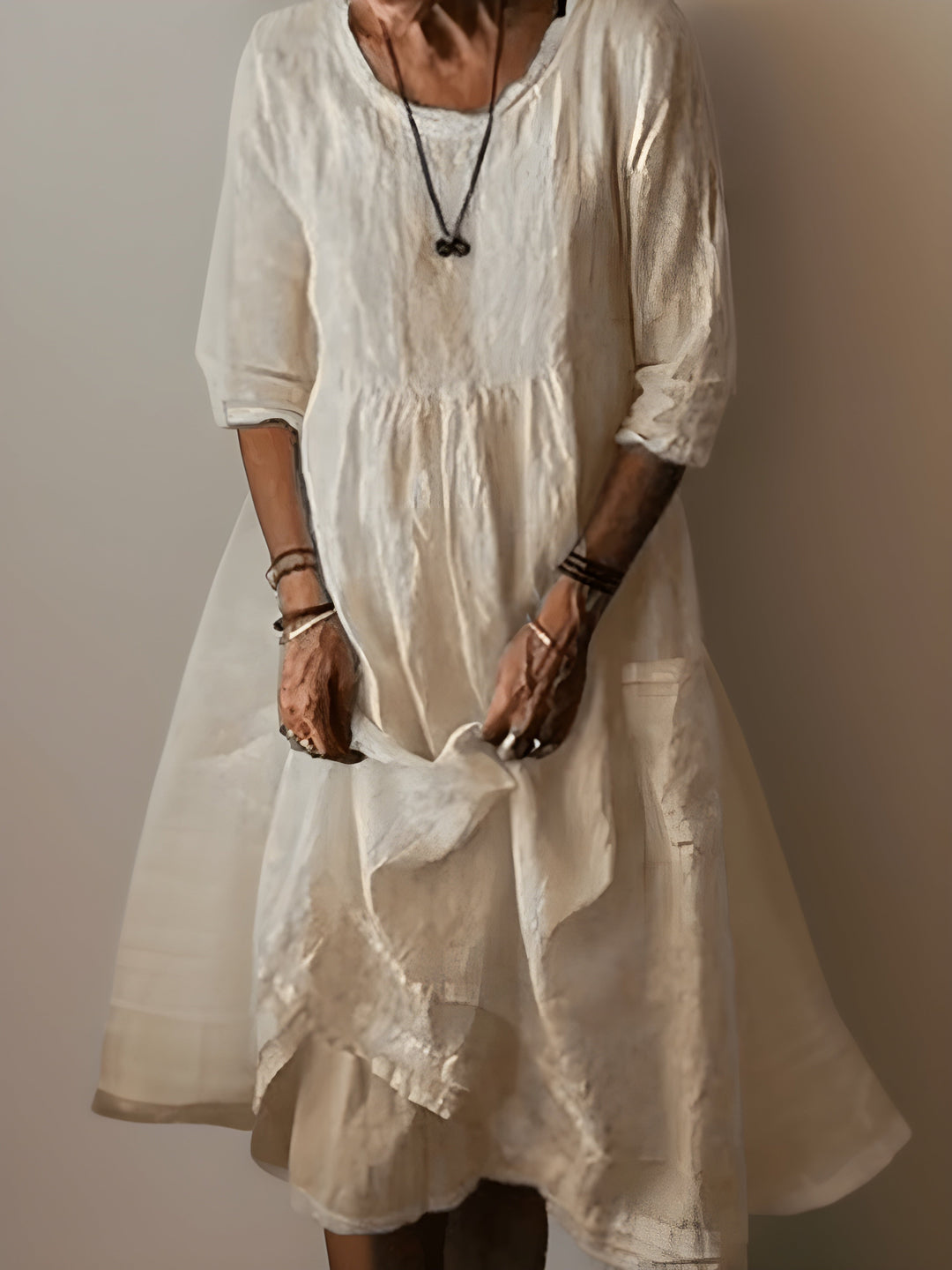 Ariana - Flowing Cotton Dress