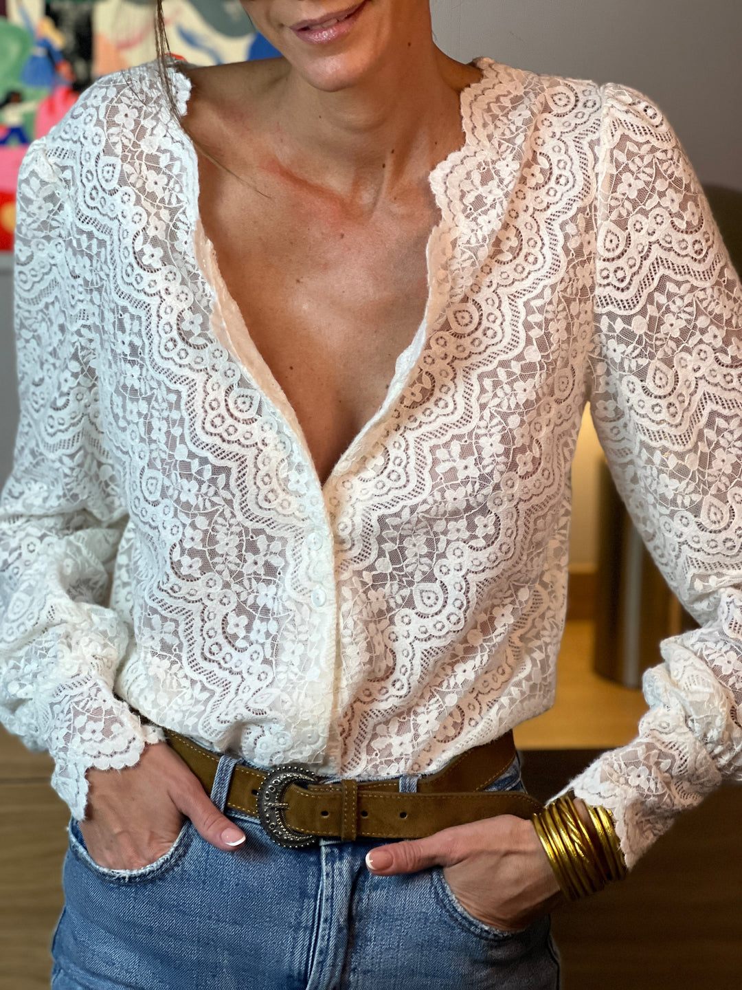 Harper - Ethereal Lace Blouse