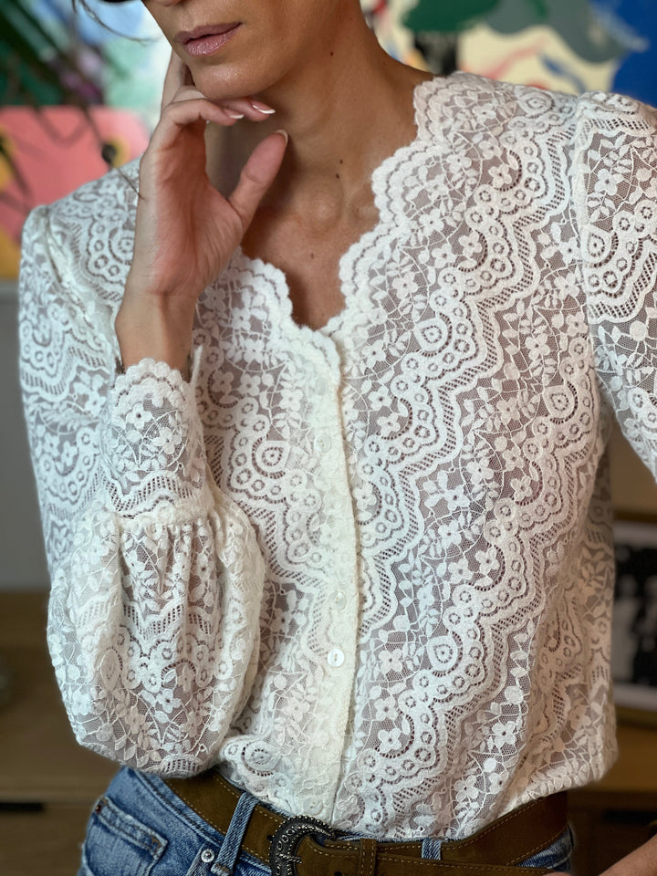 Harper - Ethereal Lace Blouse