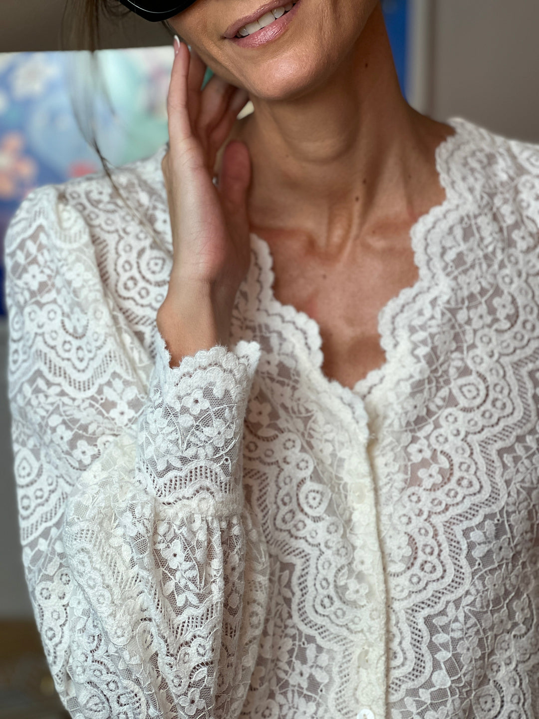 Harper - Ethereal Lace Blouse