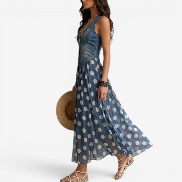 Gertie - Breezy Polka Dot Dress