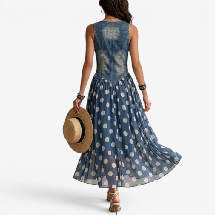 Gertie - Breezy Polka Dot Dress
