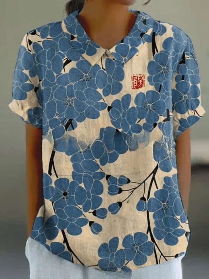 Lana - Breezy Linen Blouse